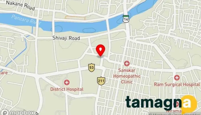 map of Kalyani Electronics Electronics store in Dhule