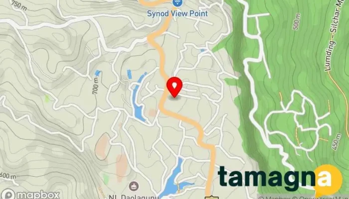 map of KAMALA THAPA Computer store in Haflong