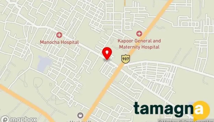 map of Karan Mobile & Electronics Electronics store in Jagadhri