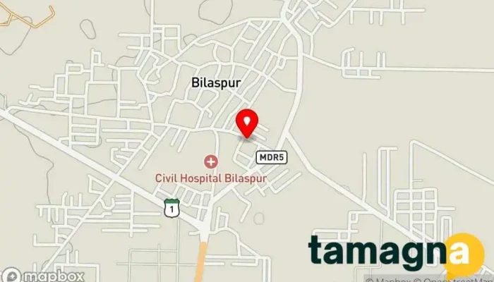 map of Kaushik Computech Computer service in Bilaspur