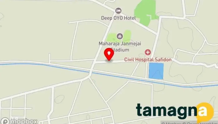 map of LG Showroom -OM SALES Electronics company, Appliance store, Cell phone store, Computer store, Refrigerator store, Vacuum cleaner store, Washer & dryer store in Safidon