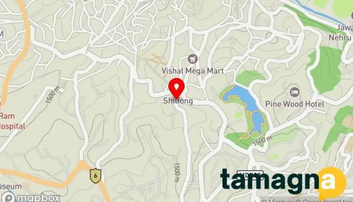 map of Lignum Computer accessories store in Shillong