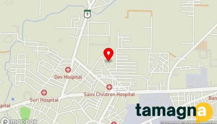 map of Lucky Amloha Computer store in Ladwa