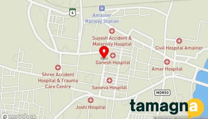 map of Modern Institute Of Computer Technology Learning center in Amalner