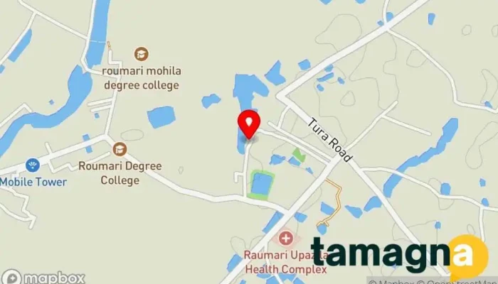 map of Monir Computer store in Rowmari