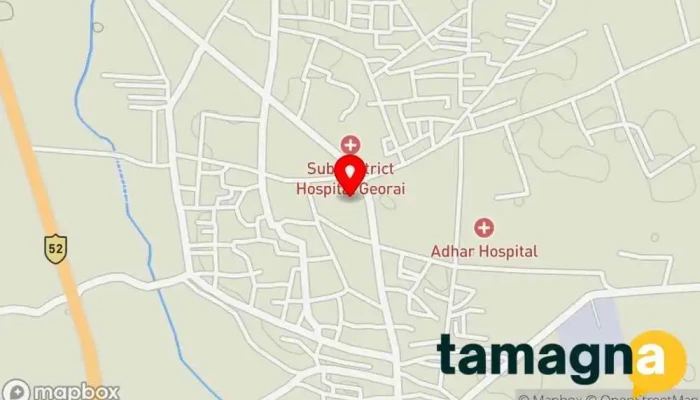 map of Morya Multiservices Georai Computer store in Jalna - Beed Rd