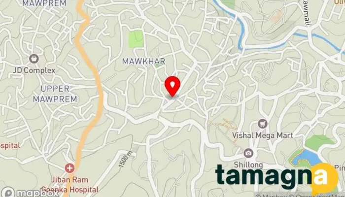 map of M/S. Nongkynrih Brother's Print shop, Pen store, Wedding store in Shillong