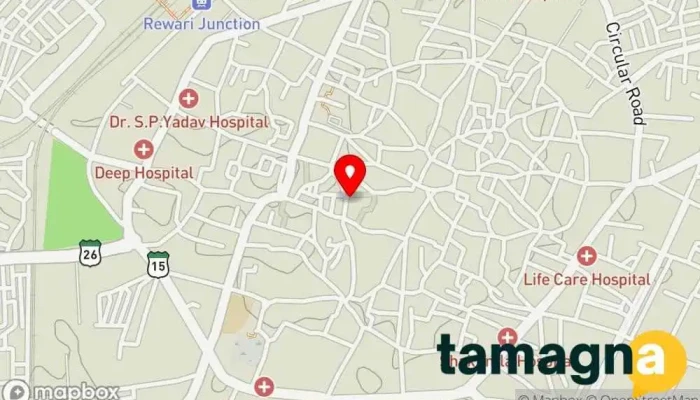map of Nagpal Type Print shop in Rewari, Delhi