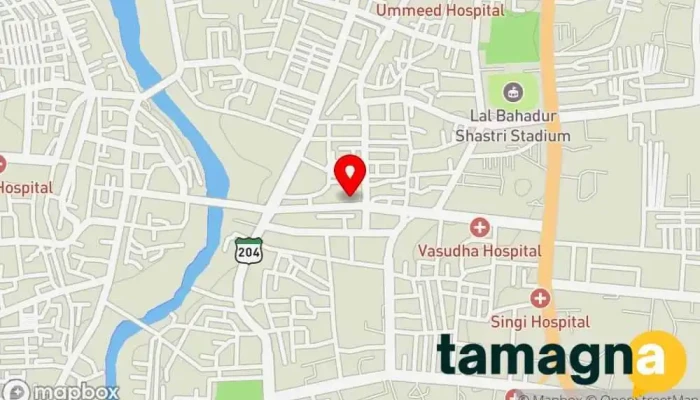 map of New Computer Palace Computer store, Computer service, Security system supplier in Akola