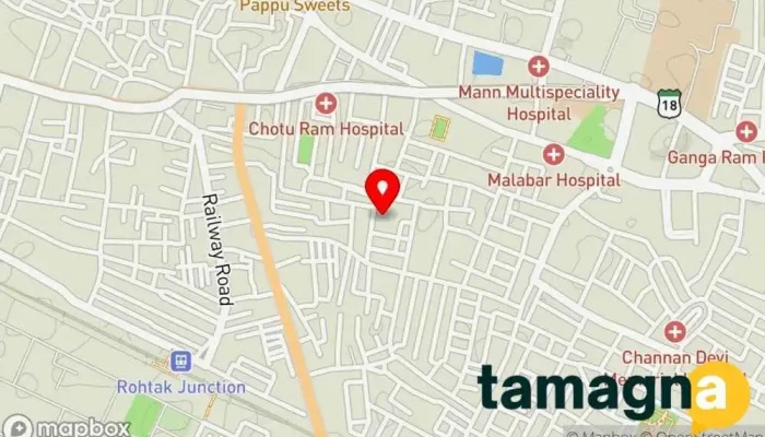 map of New Edge Soft Sol Private Limited Software company, Computer hardware manufacturer, Software training institute, Training centre in Rohtak