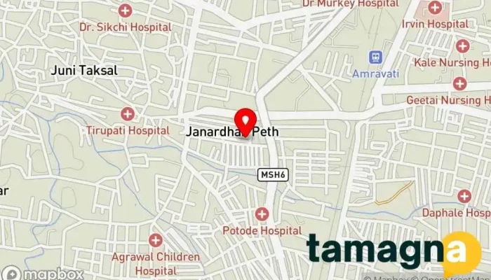 map of NS MARKETING Used computer store in Amravati