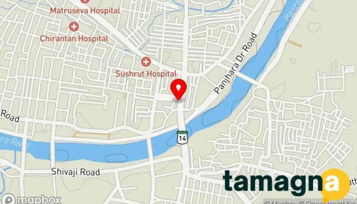 map of Om Xerox Centre, Dhule Internet cafe, Book store in Dhule