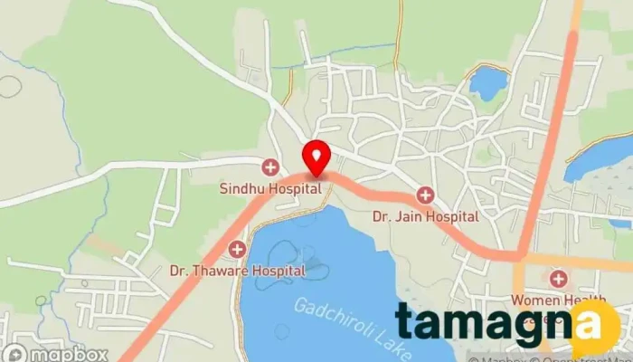map of Omnath Computers and Solutions Computer support and services in Gadchiroli