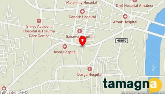 map of Pankaj Computer Education Institute Educational institution in Amalner