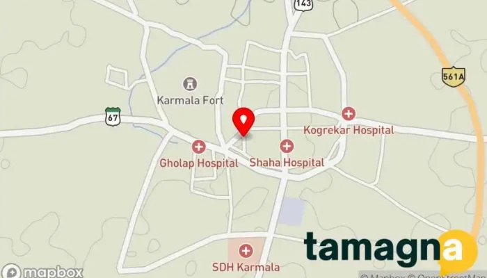 map of PARTH COMPUTERS, KARMALA Computer store in Karmala Tal