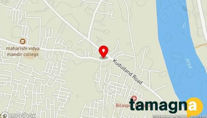 map of PC PANDA Computer repair service, Digital printing service, Game store, Graphic designer, Lamination service, Printing equipment supplier, Photography studio, Train ticket agency, Typing service in Bilaspur