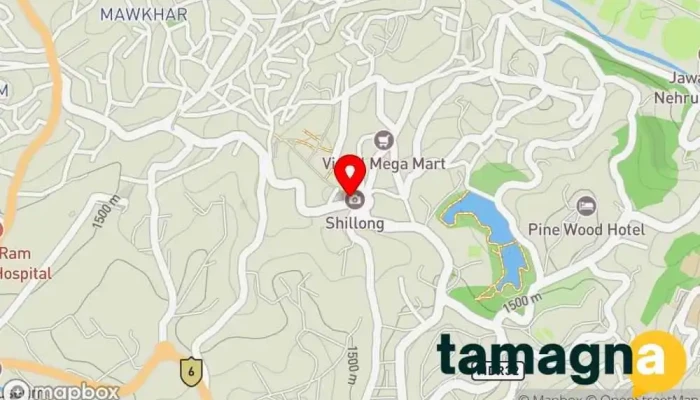 map of Police Bazar Center Point Market, Clothing store, Supermarket in Shillong