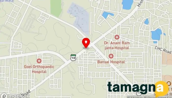 map of PRABHU DAYAL BAJAJ ENTERPRISE PRIVATE LIMITED Software company in Barwala, Barwala Rural