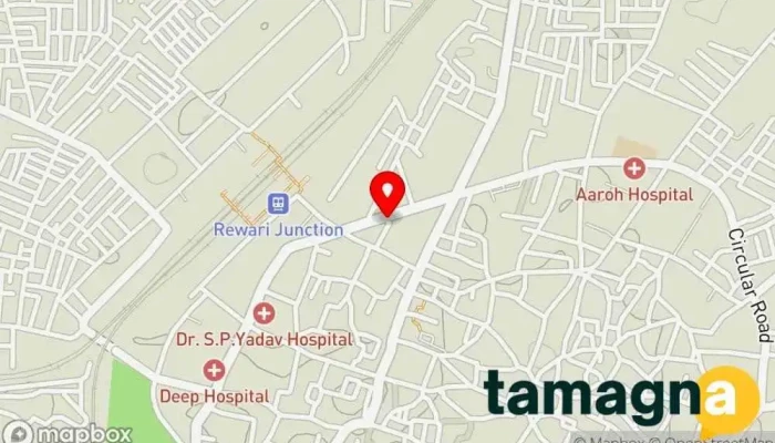 map of PRIYA INFOTECH Computer store, Computer accessories store, Computer consultant, Computer service, Computer wholesaler in Rewari, Kanmajra