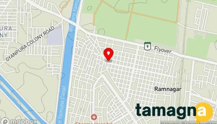 map of Radha Swami Photo State Computer store in Karnal