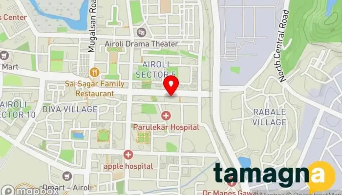 map of Radha Systems & Solutions Computer store in Navi Mumbai