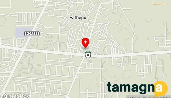 map of RADHE COMPUTERS Computer store, Computer accessories store, Computer repair service in Fatehpur, Pundri