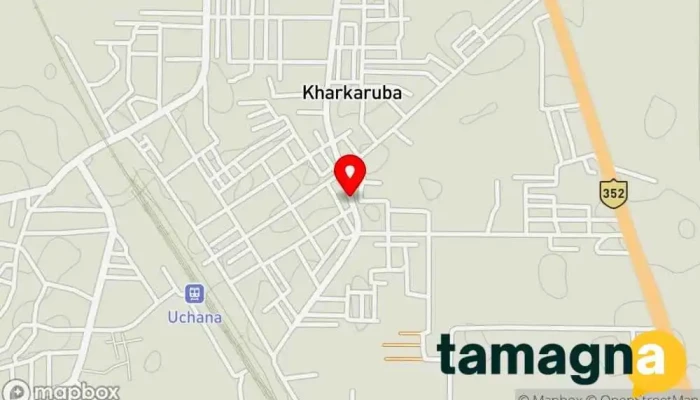 map of Radhey Krishna Cyber Cafe Internet cafe, Computer store, Typing service in Uchana