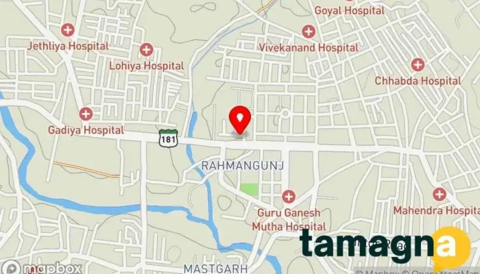 map of RAJLAXMI SALES AND SERVICES Computer store in behind Bharat Petroleum Raut