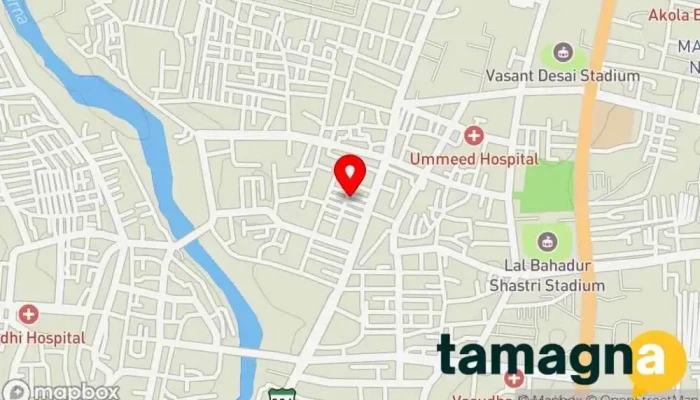 map of Ramkrishna Agencies Computer store, Cell phone store, Computer desk store, Computer rental agency, Printer repair service in Akola