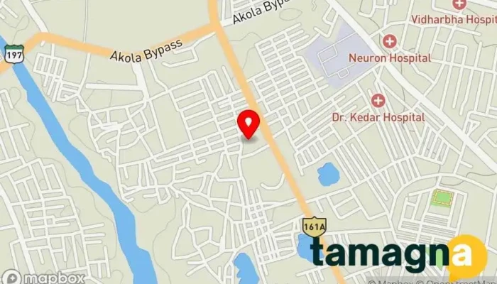 map of RamLata IT Services Computer service, Computer networking service, Computer repair service, Computer wholesaler, Printer ink refill store, Printer repair service, Used computer store in Akola