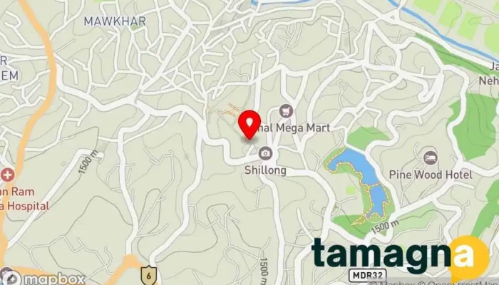 map of Reliance Digital Electronics store, Appliance store, Cell phone accessory store, Computer accessories store, Refrigerator store in Shillong