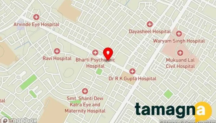 map of Reliance Digital Electronics store, Appliance store, Cell phone accessory store, Computer accessories store, Refrigerator store in Yamuna Nagar