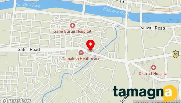 map of Roy Eye Clinic & Opticals Store Optician, Optical wholesaler, Optometrist, Sunglasses store in Dhule, Mahindale