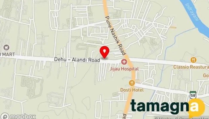 map of RSA INFOTECH COMPUTER/LAPTOP SALES SERVICES /STATIONERY/RUBBER PRE INK STAMP/XERXOX/SPIRAL BINDING/MONEY TRANSFER Computer repair service in Pimpri-Chinchwad