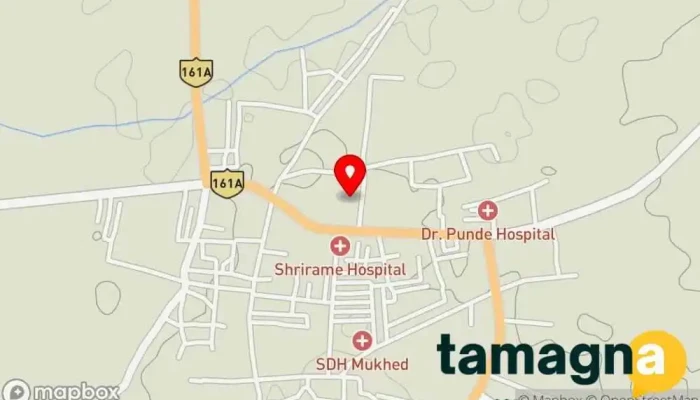 map of RUKMINI ONLINE MULTISERVICES Computer store in Maharashtra 431715