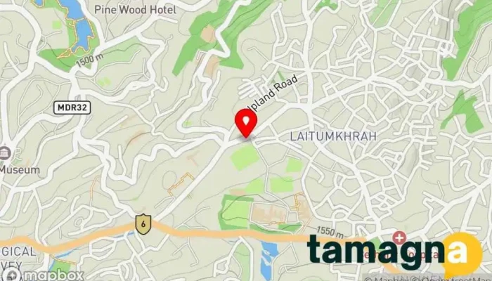 map of Rynjah Cyber Cafe Internet cafe, Computer accessories store, Computer repair service in Shillong