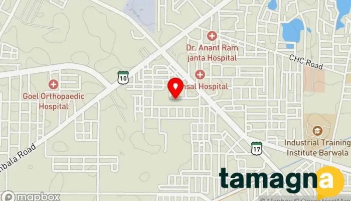 map of Sachin Motor Garrage Computer store in Barwala, Barwala Rural