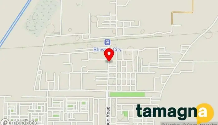 map of SAHEB COLLECTION AND STATIONARY Computer store in Bhiwani
