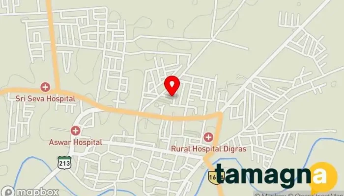 map of Sai Computer education Digras Education center in Digras