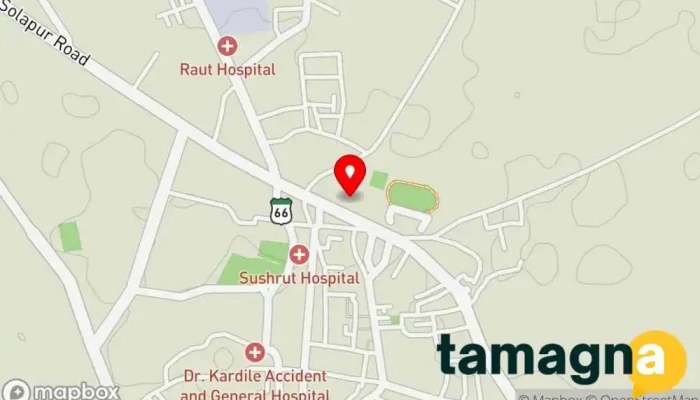 map of Sai Computers Internet cafe in Solapur - Pune Hwy