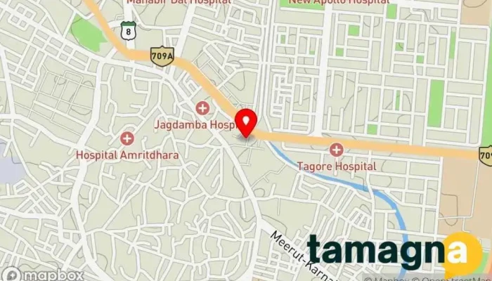 map of Samsung SmartPlaza - Divya & Co Electronics store, Air conditioning store, Computer store, Refrigerator store, Washer & dryer store in Karnal