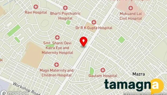 map of Samsung SmartPlaza - Garg Motors Electronics store, Air conditioning store, Computer store, Refrigerator store, Washer & dryer store in Yamuna Nagar