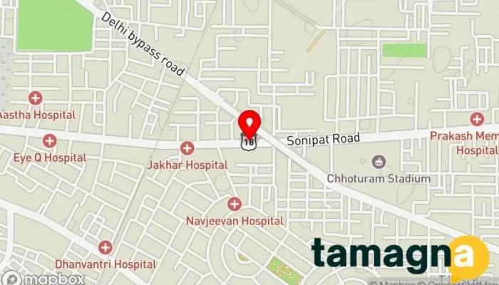 map of Samsung SmartPlaza - Smart Store Electronics store, Air conditioning store, Computer store, Refrigerator store, Washer & dryer store in Rohtak