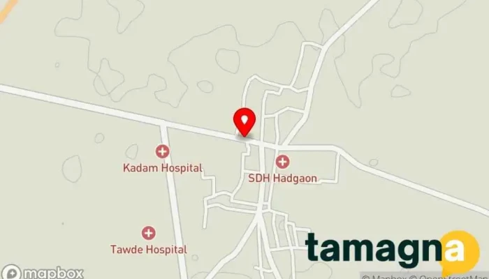 map of sandesh computer institute hadgaon Education center in Main Road