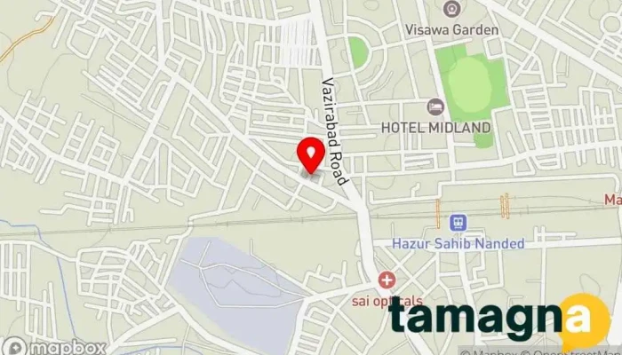map of Saraf Brother's PHiNiX COMPUTER'S Nanded. Computer store in Doctor Lane