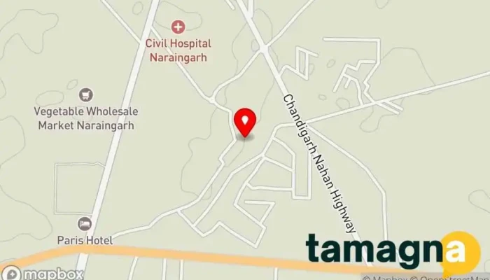 map of Satyam computer centre Education center in Naraingarh