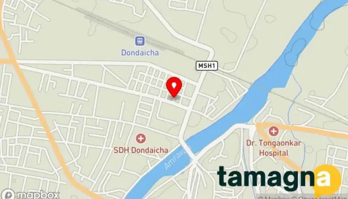map of SBI SERVICE POINT Computer store in Dondaicha