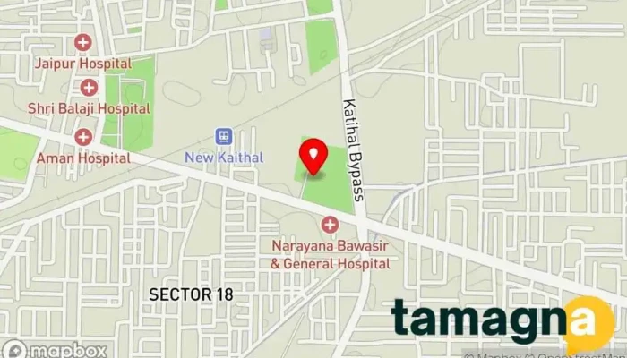 map of SD SALES CORPORATION Tire shop in Kaithal
