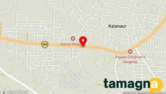 map of Shiv Computers Computer repair service, Hardware store in Kalanaur