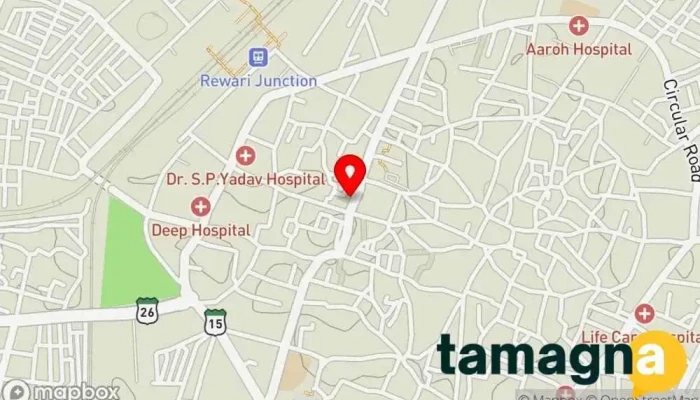 map of Shiva optics Optician in Rewari, Kanmajra